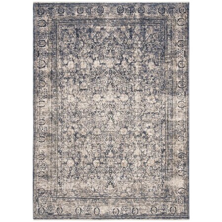 Safavieh 9 x 12 ft. Vintage Oushak Collection Traditional Rectangle Rug - Navy & Ivory VOS233M-9